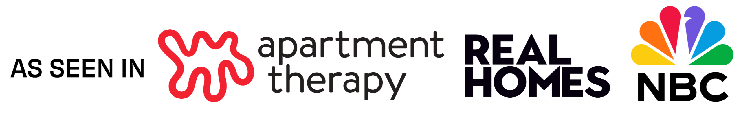 As seen in Apartment Therapy, Real Homes, and NBC